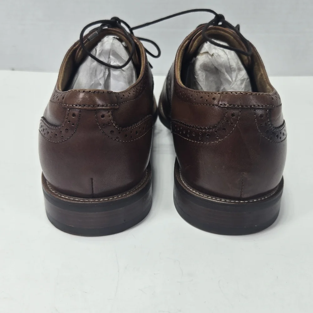 Florsheim Rucci Cognac Brown Wingtip Oxford Men's Dress Shoes Size 11 M
